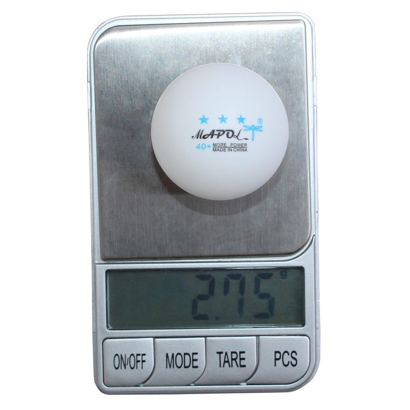 MAPOL 100 Pack White 3-Star Table Tennis Balls Advanced Training Ping Pong Ball - Image 4