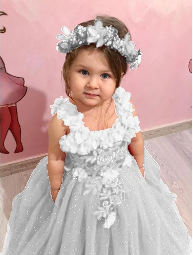 Masho Trend Floral Tulle Dress