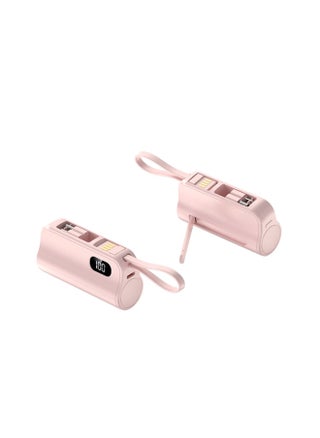 Mini Charging Treasure Capsule Hidden Double Plug Self-cable In-line Mobile Power Printed Logo-Color:Pink Double Plug Type-c Apple】-Power Supply Capacity:5000 Mah 【10w Ordinary Charging Version】 - pzsku/ZC0B4E61CA5CDCB1FA067Z/45/1750119765/c2f9955b-f78f-47bf-b5c0-3d1a96dd9d68