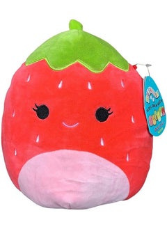 SQUISHMALLOW S Oficial Kellytoy Food Squad Plush Toys Soft Plush Animal (8 Inch Scarlett Strawberry)  - Image 2