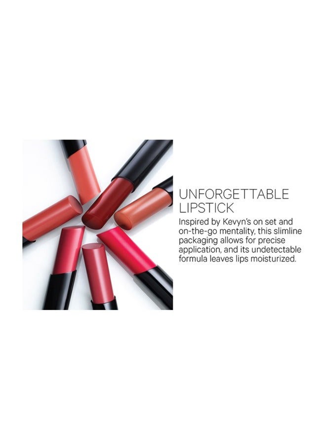 Kevyn Aucoin Unforgettable Lipstick, Legendary color with Cream finish: Intense color plus slim design with a weightless formula allows for a precise application for a makeup novice or expert. - Image 2