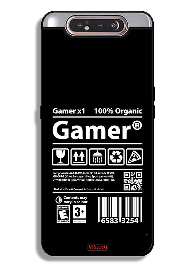 Tolwak Samsung Galaxy A80 Protective Case Cover Gamer Sticker - Image 1