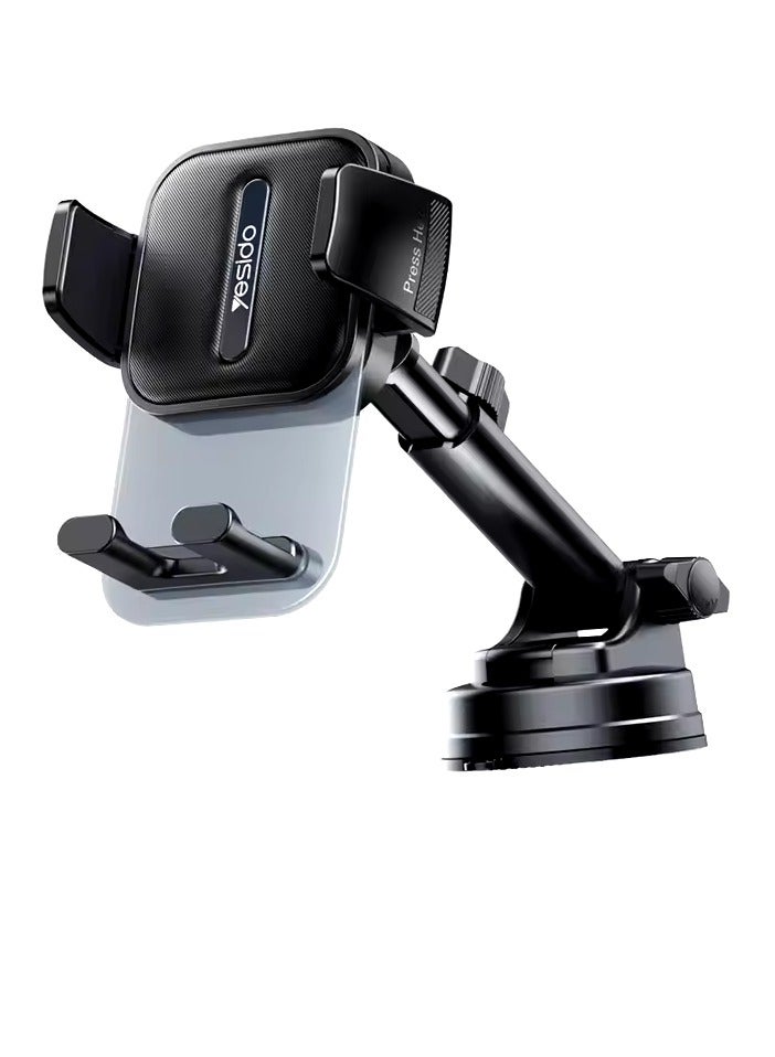Yesido C261 Yesido 360 Degree Rotation Car Mount Retractable Car Phone Holder Telescopic Arm Suction Phone Holder - Image 3