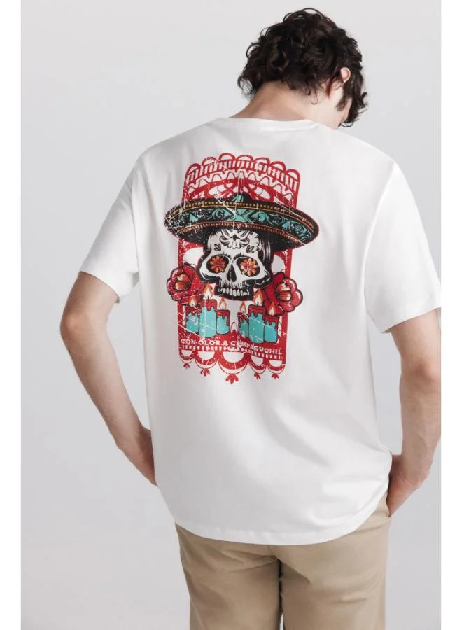 Springfield  Day of the Dead Cempasuchil scent T-shirt for Men | Best Price UAE