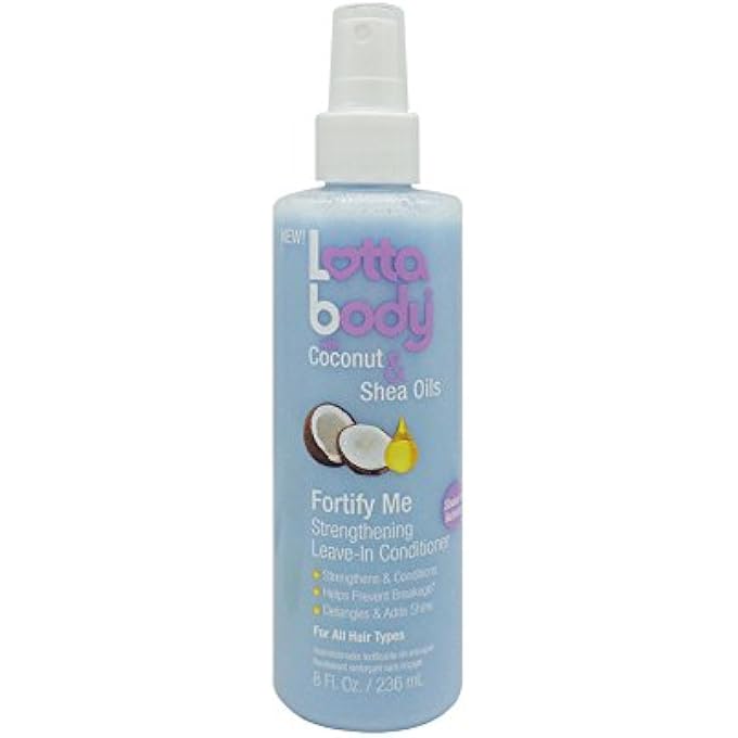 Lottabody , FORTIFY ME STRENGTHENING LEAVE-IN CONDITIONER, STRENGTHENS AND CONDITIONS, MADE WITH COCONUT AND SHEA OILS, 8 FL OZ - Image 1