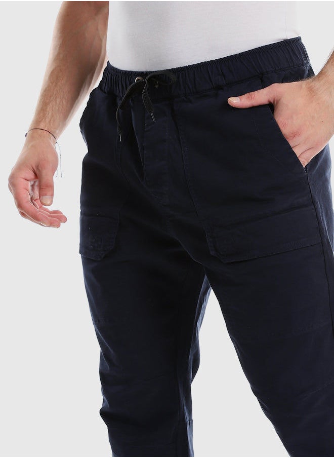WHITE RABBIT - White Rabbit Five Pockets Elastic Waist Gabardine Pant - Image 1