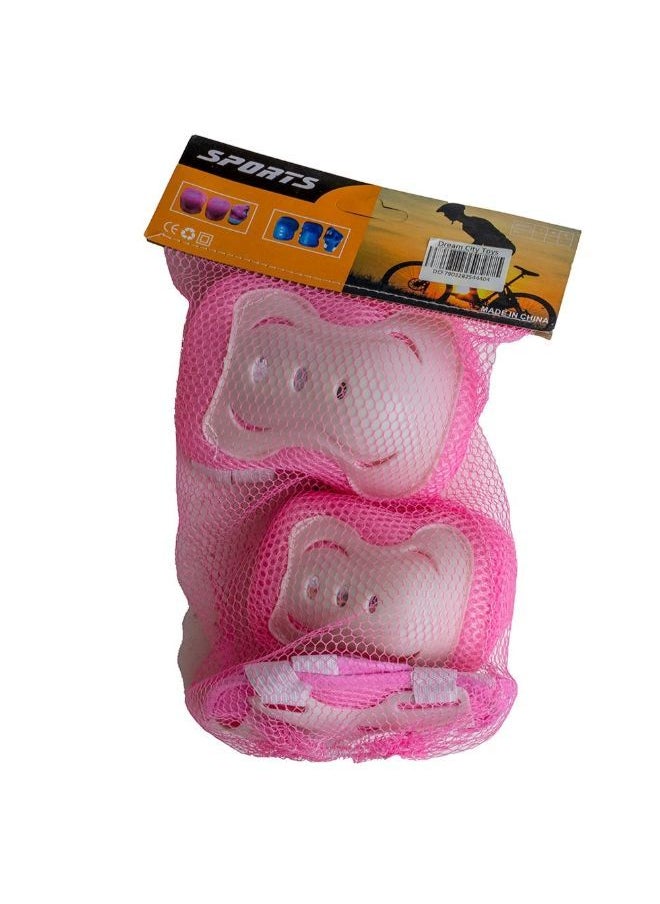Generic Elbow and Knees Safety Kit Pink - 023B 
