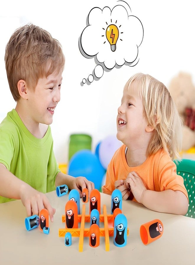 Roktry Tic Tac Toe Strategy Game, 2 Players, Ages 3+, Interactive Family Board Game, Educational Toy, Improves Hand-Eye Coordination & Thinking Skills - Image 2