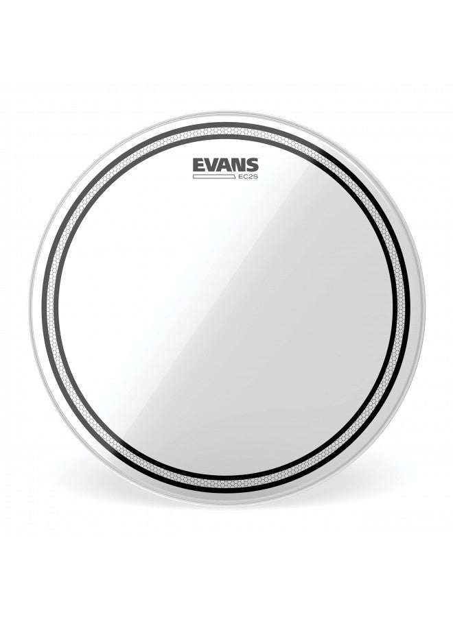 Evans Drum Heads - EC2S Clear Tom Drumhead, 12 Inch - Image 1