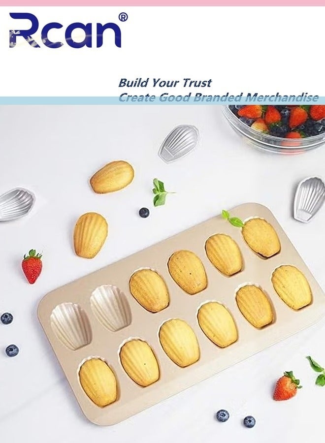 Rcan 12 Cup Nonstick Bakeware Bread Pan Sheet Pans for Cooking Nonstick 15.5 Inch Baking Pan Loaf - Image 2