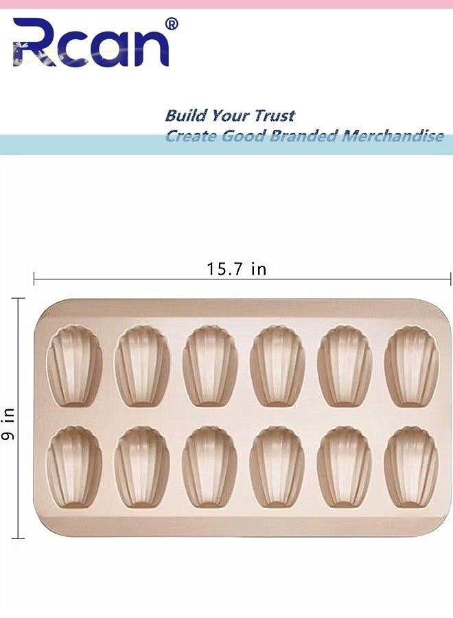 Rcan 12 Cup Nonstick Bakeware Bread Pan Sheet Pans for Cooking Nonstick 15.5 Inch Baking Pan Loaf - Image 5