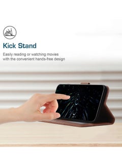 Best Choice Products iPhone 16 Pro Max Case,Premium iPhone 16 Pro Max Leather Wallet Cover with Card Holder Kickstand Magnetic Closure Flip Folio Phone Cover for iPhone 16 Pro Max,Brown  - Image 4