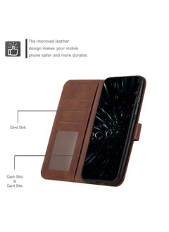 Best Choice Products iPhone 16 Pro Max Case,Premium iPhone 16 Pro Max Leather Wallet Cover with Card Holder Kickstand Magnetic Closure Flip Folio Phone Cover for iPhone 16 Pro Max,Brown  - Image 3