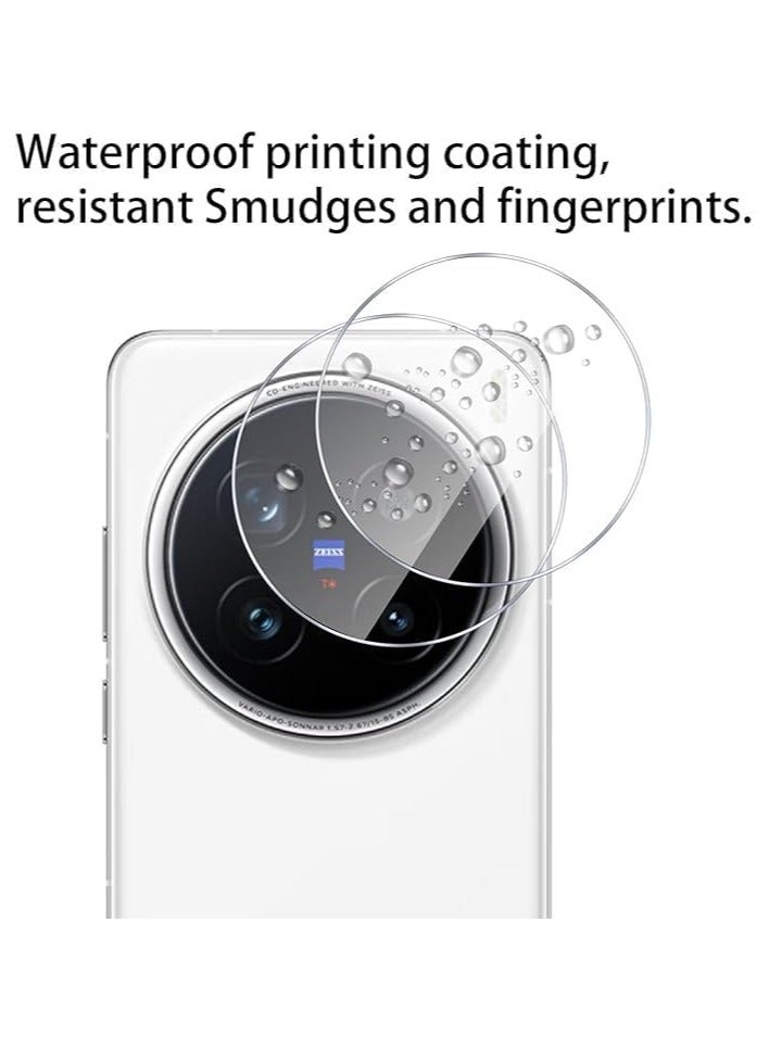 general [2+2 Packs] Screen Protector Compatible Vivo X200 Pro with Camera Lens Protector, Full Coverage 9H Tempered Glass Film, Ultra Resistant, Fingerprint Resistant, Bubble Free - Image 5
