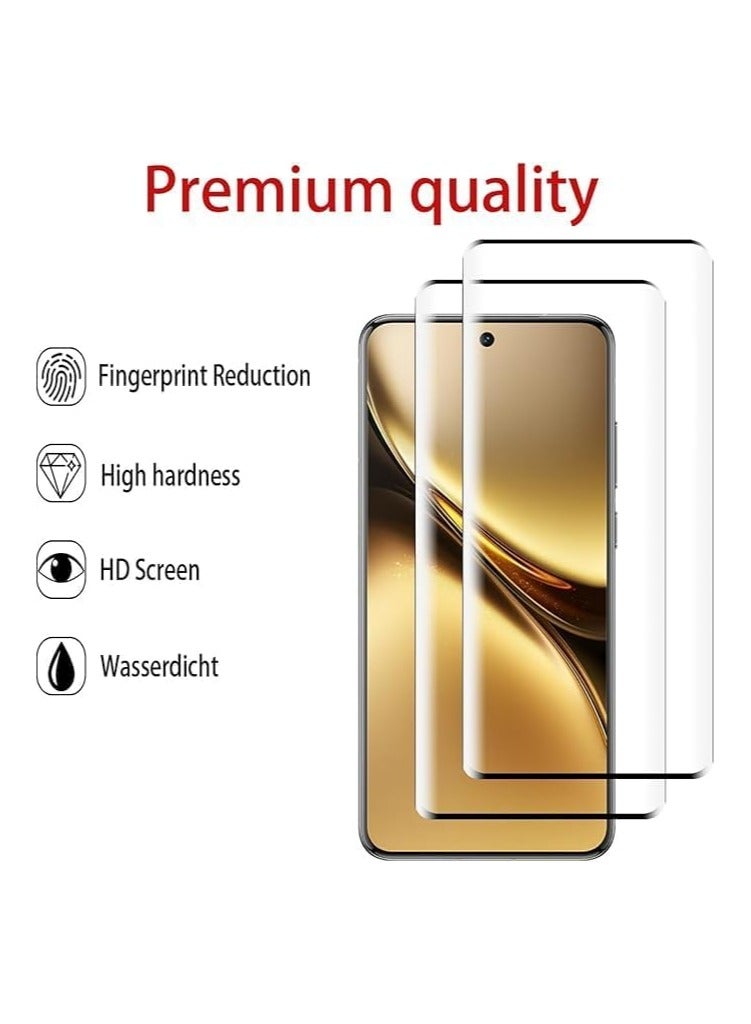 general [2+2 Packs] Screen Protector Compatible Vivo X200 Pro with Camera Lens Protector, Full Coverage 9H Tempered Glass Film, Ultra Resistant, Fingerprint Resistant, Bubble Free - Image 2
