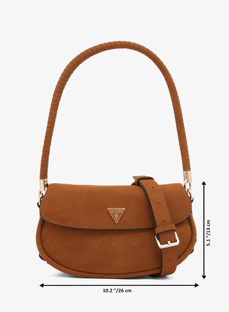 GUESS Danya Flap Over Shoulder Bag - Image 5