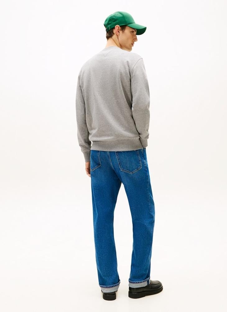 TOMMY HILFIGER Flag Embroidery Crew Neck Sweatshirt - Image 2