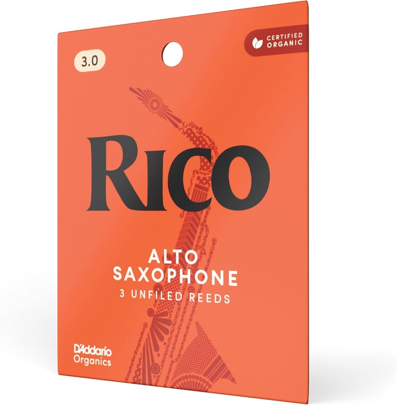 D'Addario Alto Sax Reeds, Strength 3, 3-Pack (RJA0330) - Image 1