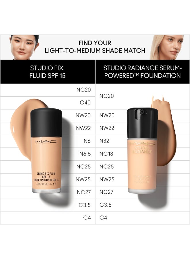 MAC studio radiance high coverage serum foundation nw20 Beige - Image 5
