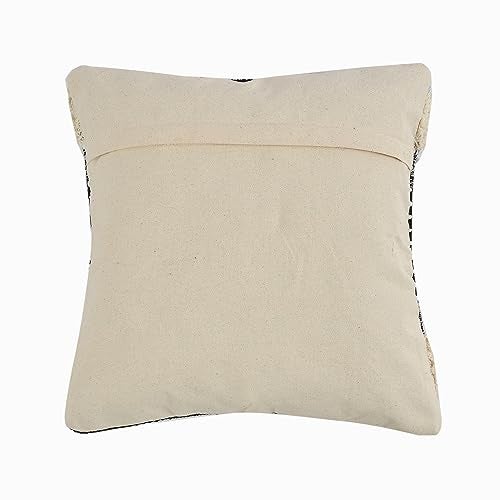 TIB Premium Boho Decorative Throw Cushion Covers, 16 x 16 cm, Set of 2, Cotton. (Black Kites)-230 TC - Image 4
