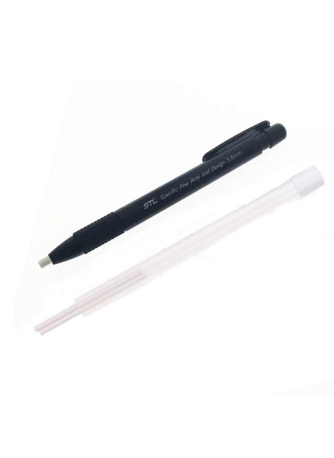 KIRA - KIRA Eraser Pen Value Pack Round 3.8mm. Precision Tip Eraser with 5 Refills,Black - Image 1