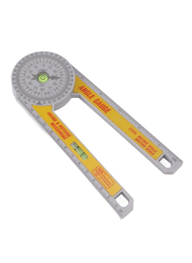 Thoraya Miter Saw Protractor ABS Angle Measurement Finder Gauge Cutting Guide Tool with Bubble Level  - Image 2