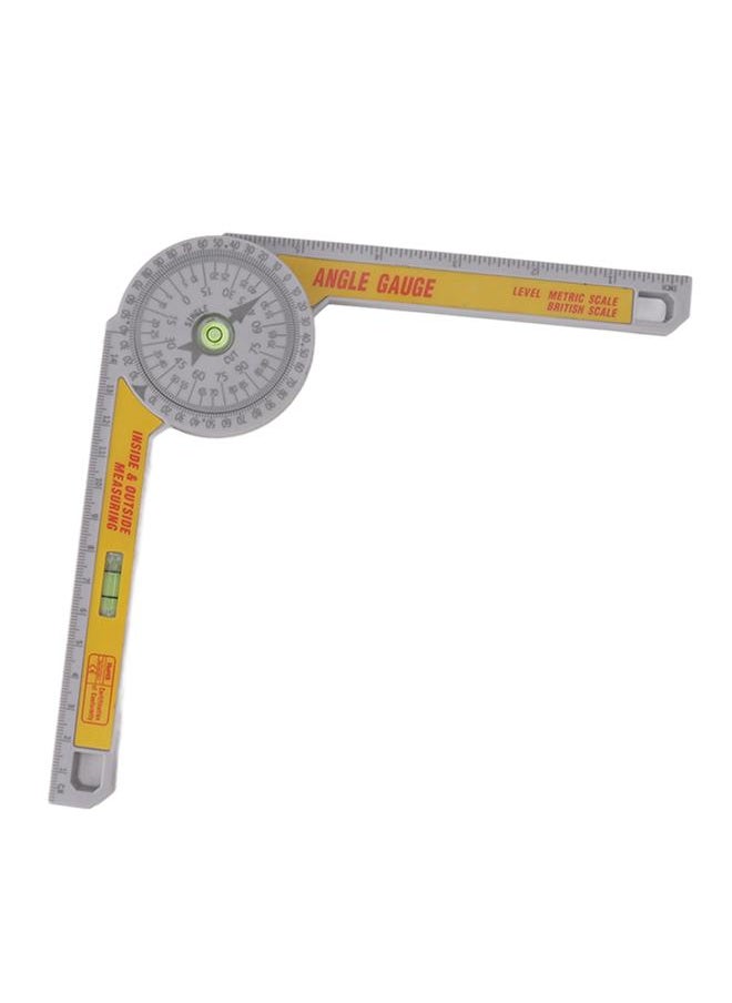 Thoraya Miter Saw Protractor ABS Angle Measurement Finder Gauge Cutting Guide Tool with Bubble Level  - Image 4