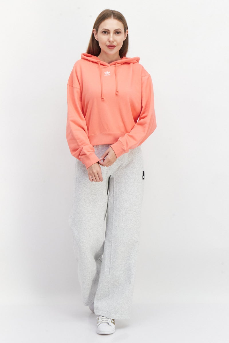 adidas Originals Women Sportswear Fit Training Hoodie, Coral  - Image 3
