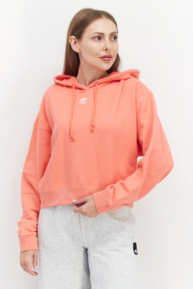 adidas Originals Women Sportswear Fit Training Hoodie, Coral  - Image 1
