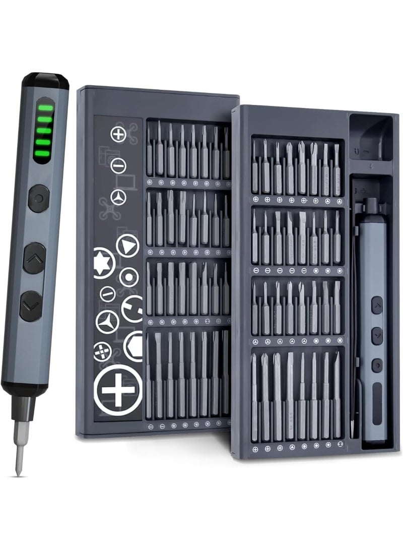 Electric Screwdriver Set 68-in-1 – Lightweight & Rechargeable Precision Toolkit for Electronics & Daily Use - Image 1