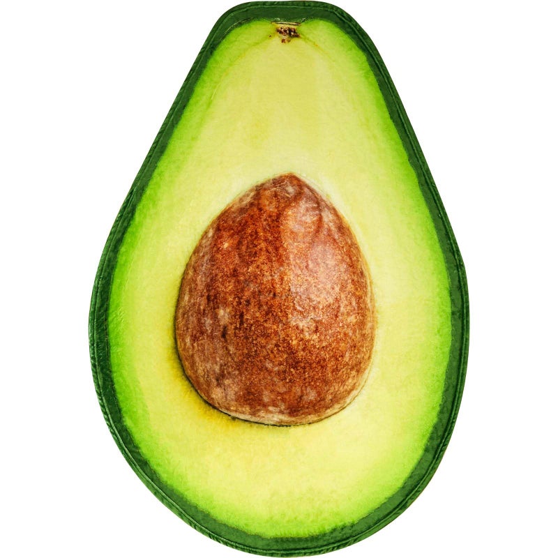 Vessia Avocado Throw BlanketGreen Realistic Funny Food Blanket for Adults and Kids 300GSM Novelty Fruits Printed Throw for Couch Sofa Bed Fun Home Decor for Boys Girls