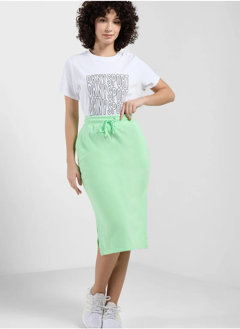 DKNY Sport Pocket Detail Logo Skirt