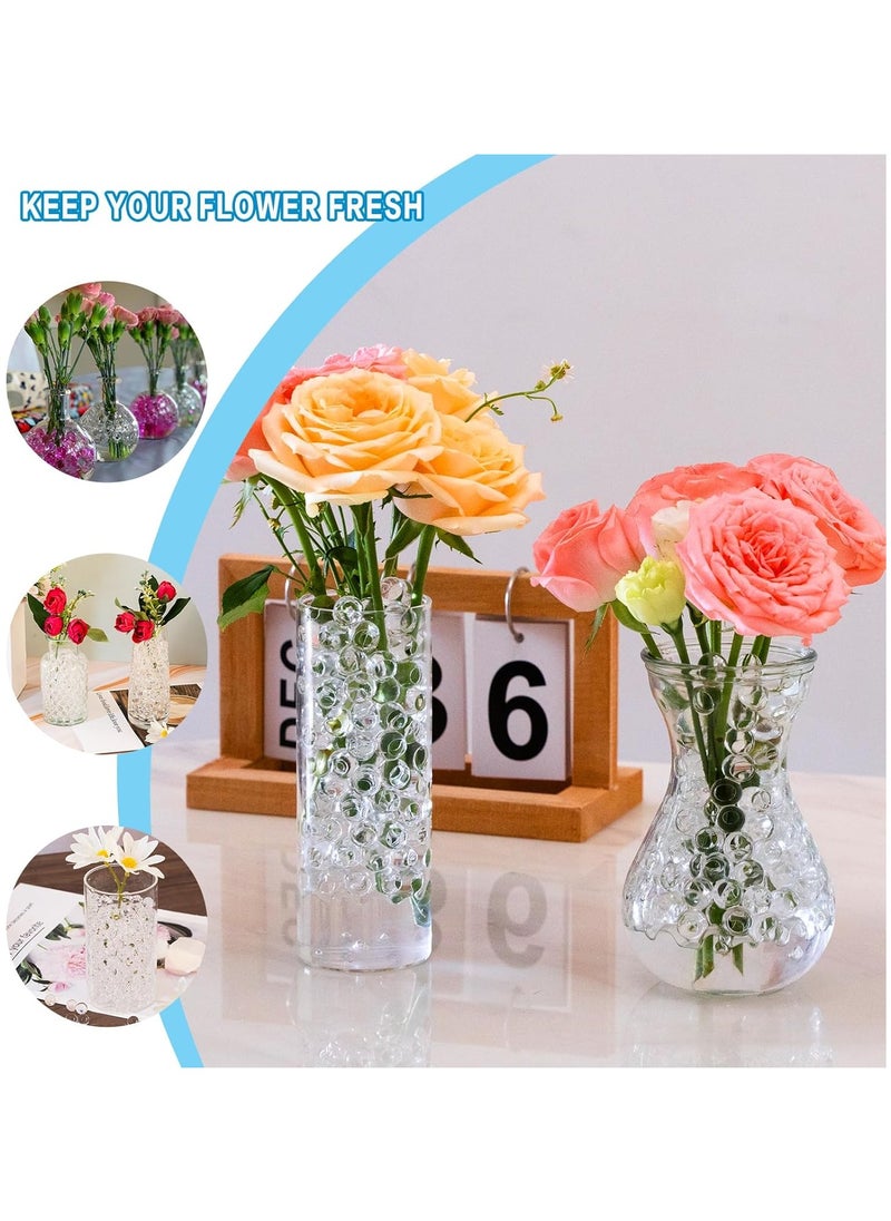 SRLIWHITE 50,000 Clear Water Gel Beads, Non-Toxic Vase Fillers for Soilless Planting, Wedding Centerpieces, Floral Arrangements, Home Décor  - Image 4