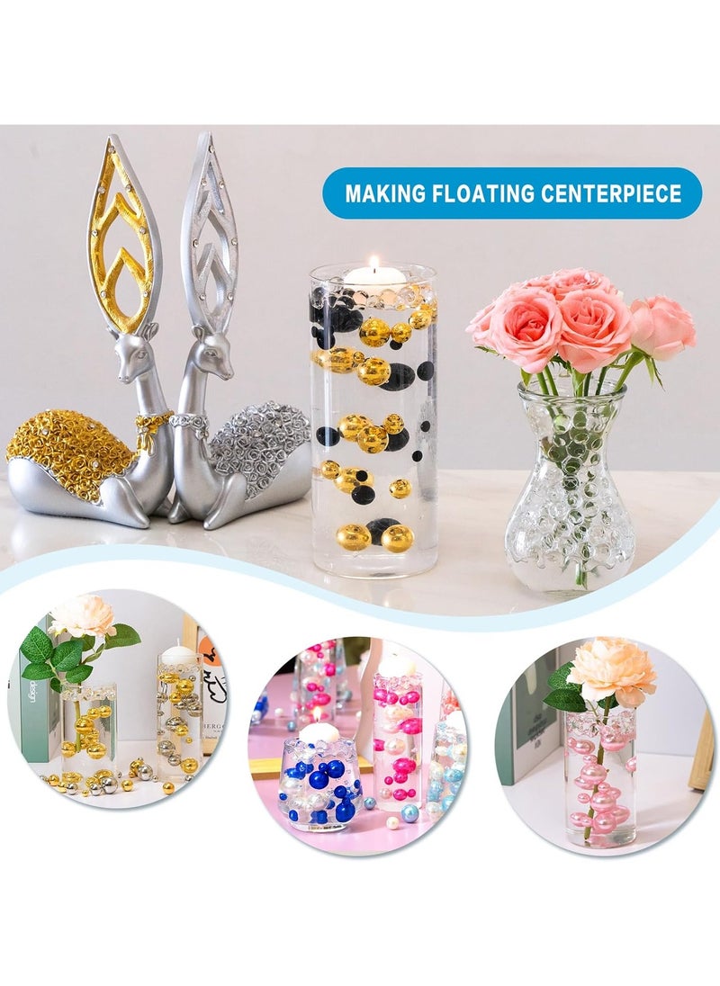 SRLIWHITE - 50,000 Clear Water Gel Beads, Non-Toxic Vase Fillers for Soilless Planting, Wedding Centerpieces, Floral Arrangements, Home Décor - Image 1