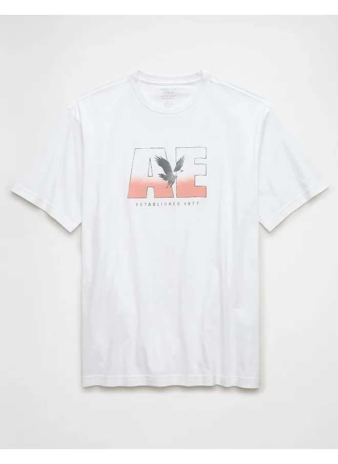 American Eagle Logo Graphic Crew Neck T-Shirt