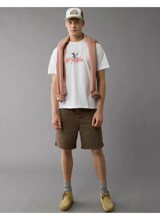 American Eagle Logo Graphic Crew Neck T-Shirt