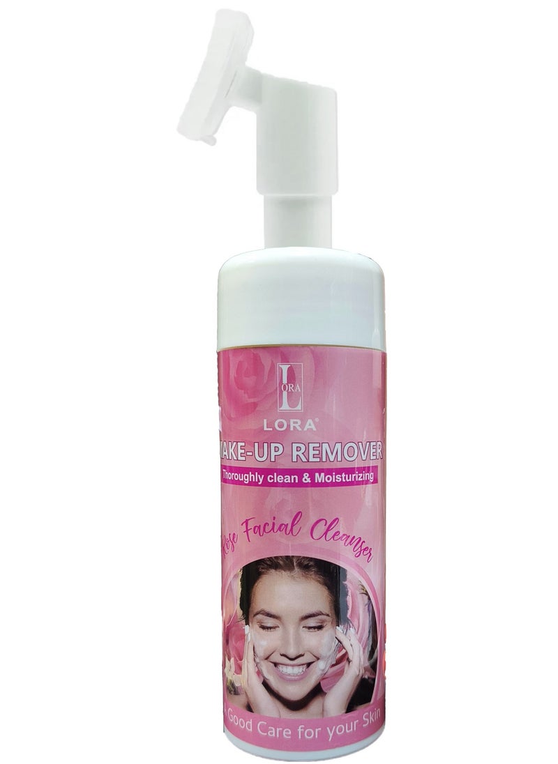 LORA Makeup Remover Thoroughly Clean & Moisturizing Rose Facial Cleanses 