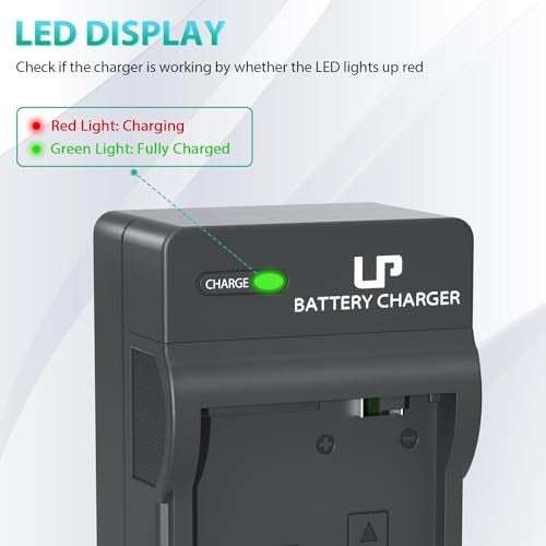 LP LP-E8 Battery Charger, Charger Compatible with Canon EOS Rebel T2i, T3i, T4i, T5i, 550D, 600D, 650D, 700D, Kiss X4, X5, X6i, X7i Cameras & More (Not for T2 T3 T4 T5) - Image 4