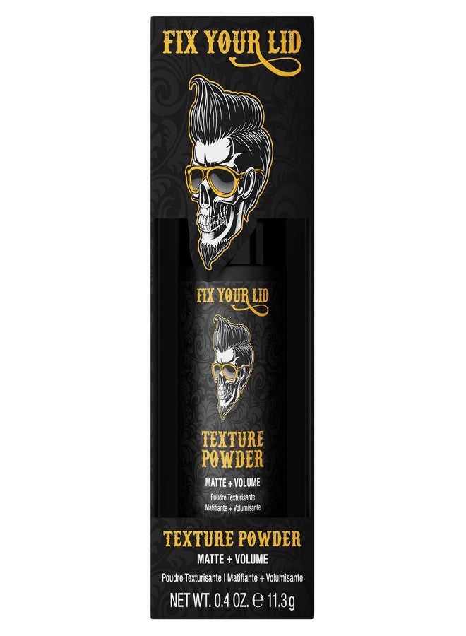 Fix Your Lid Texture Powder for Men | Volumizing Hair Powder with Matte Finish and Long Lasting Hold | Adds Lift, Grit and Texture for Short to Medium Hair, .4 oz - Image 1