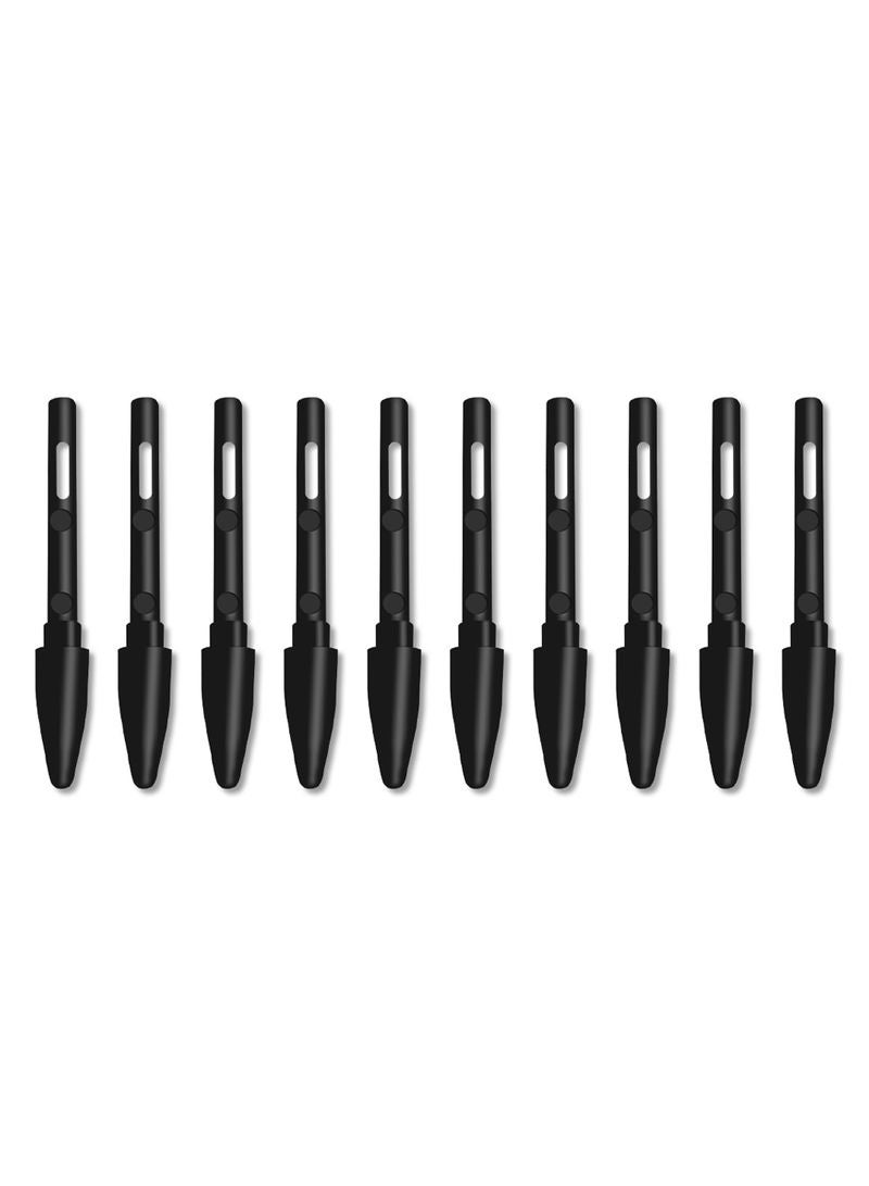 HUION 10-Piece Replacement Pen Nibs Set Black - Image 1