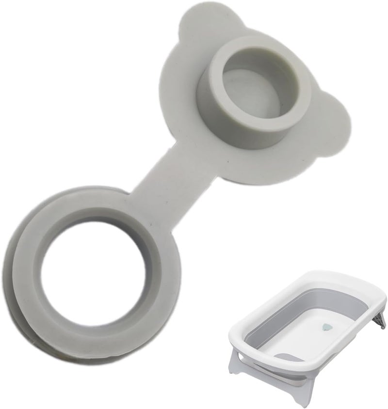 Baby tub silicone drain plug (suitable for most baby tubs, including 5 sizes, 1.2 inches inner diameter) - Image 2