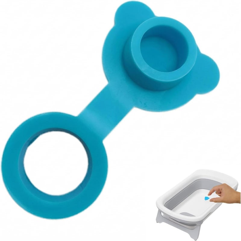 Baby tub silicone drain plug (suitable for most baby tubs, including 5 sizes, 1.2 inches inner diameter) - Image 1