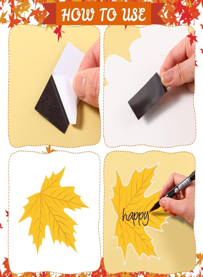 Blosssound 48 Pcs Magnetic Thanksgiving Bulletin Board Decorations Set We are Thankful Classroom Decor Magnet Large Turkey Autumn Pumpkin Harvest Food Cutouts for Bulletin Boards School Wall Supplies - Image 3