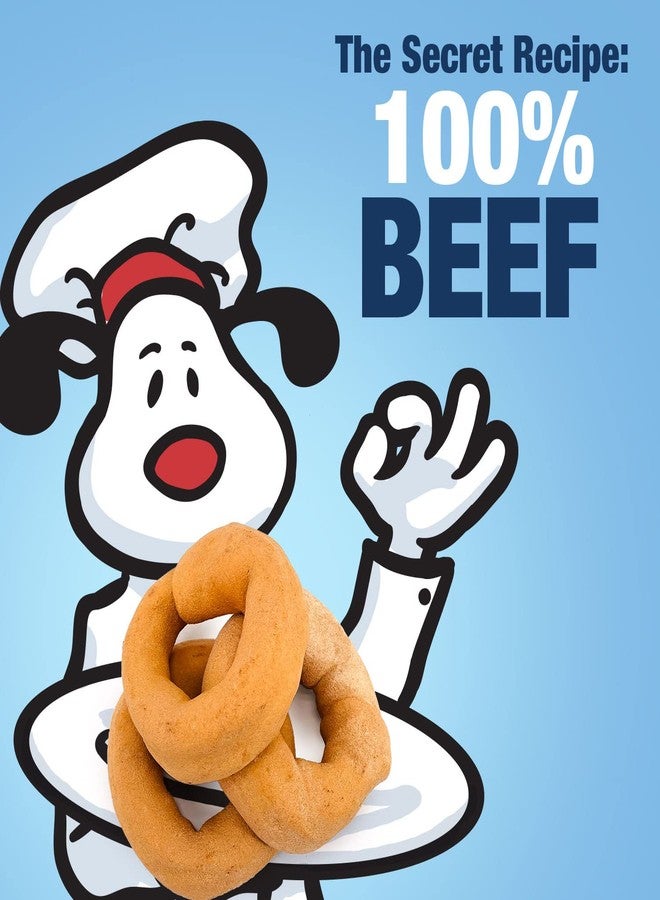 حلقات دونات من جلد البقر الخام من ValueBull USA، قطع سميكة فاخرة، 10 قطع - طبيعية وآمنة، جلد بقر أمريكي، تدوم طويلاً، خالية من المواد الكيميائية، بدون نكهات اصطناعية - Image 5