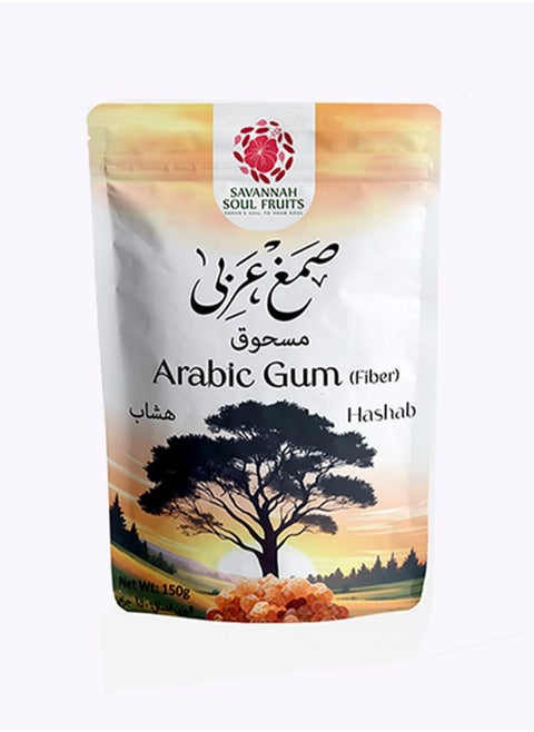 صمغ عربي ( مسحوق ) شجرة الشهاب, غني بالالياف, يدعم صحة الجهاز الهضمي , تنظيم سكر الدم, تنظيم الوزن والكوليسترول,  تعزيز البريبايوتك, بدون الوان او نكهات مضافة