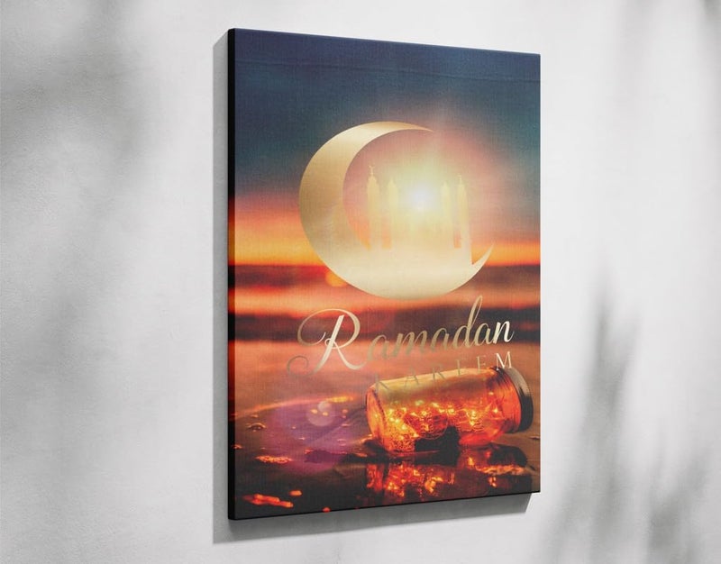 BPA® Ramadan-themed Canvas Wall Art ramadan Decor - Image 1