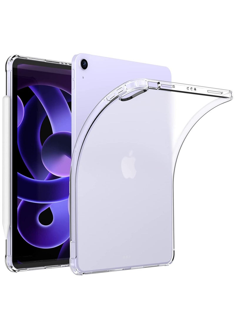 ELTRAZONE iPad Air 5th Generation Case, TPU Cover for iPad Air 5th/4th Generation 10.9 Inch 2022/2020，Frosted Transparent Shockproof Protective Case - Image 1