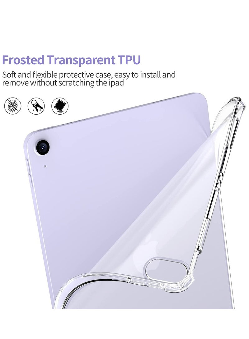 ELTRAZONE iPad Air 5th Generation Case, TPU Cover for iPad Air 5th/4th Generation 10.9 Inch 2022/2020，Frosted Transparent Shockproof Protective Case - Image 2