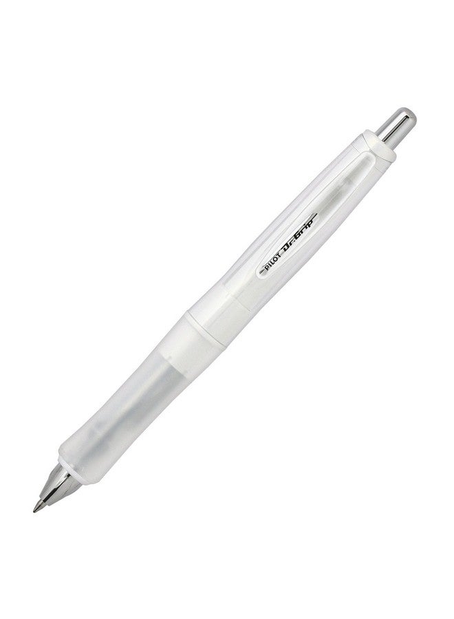 بايلوت قلم حبر جاف Dr. Grip G-Spec Flash Color، Flash White، حبر أسود (Bdgs-60R-Fw) - Image 1