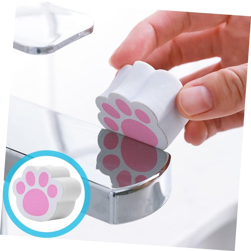2Pcs Cartoon Cat Claw Scrubber Multipurpose Cleaner For Glass Tile And Pet Grooming - Image 3